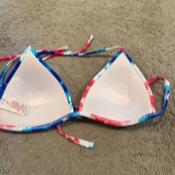 Red white & blue 4th July bikini top - Picture 3 of 3